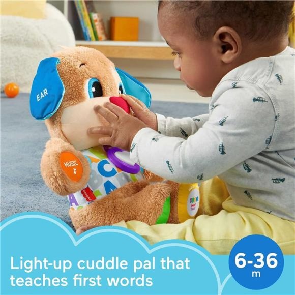 Fisher-Price Laugh&Learn Baby&Toddler Toy Puppy Interactive Plush Music & Lights - Picture 2 of 6
